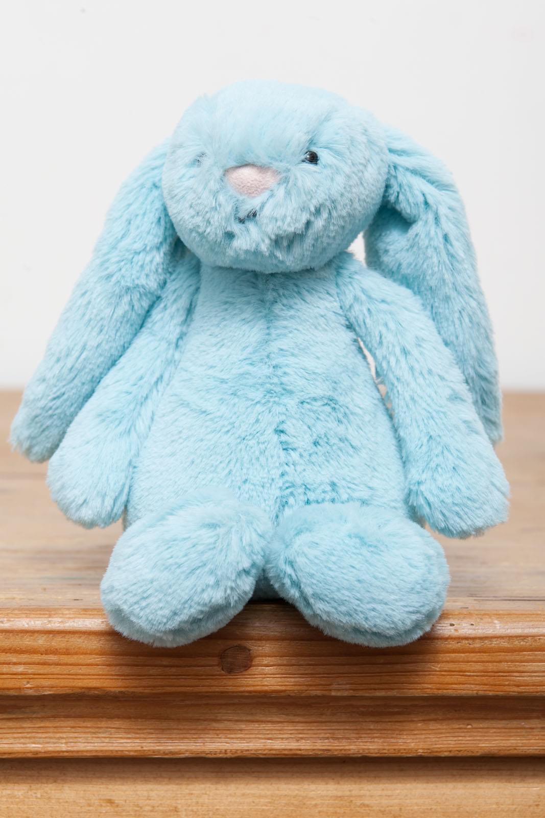 Jellycat Small Bashful Aqua Bunny Rabbit – Ms Rudolph's